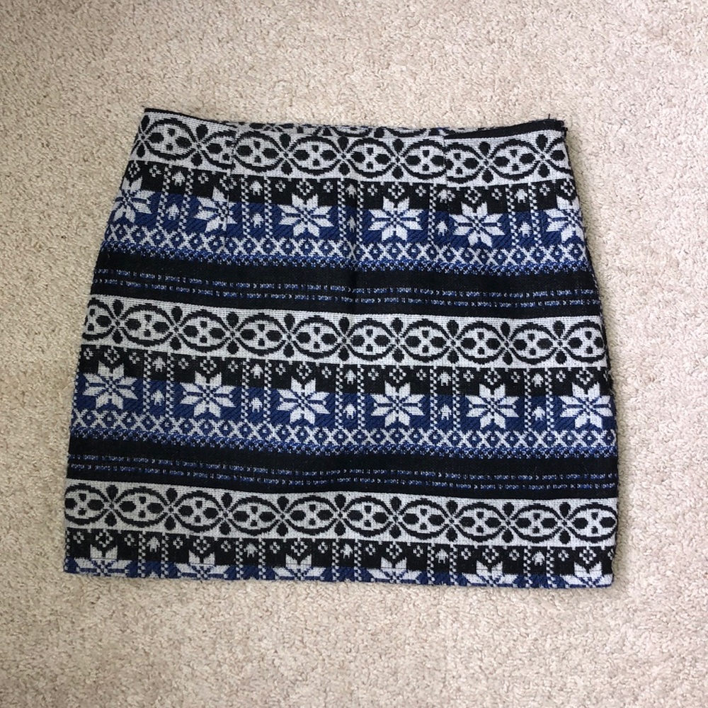 Printed Pencil skirt